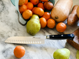 Florence Santoku Knife with Scallops