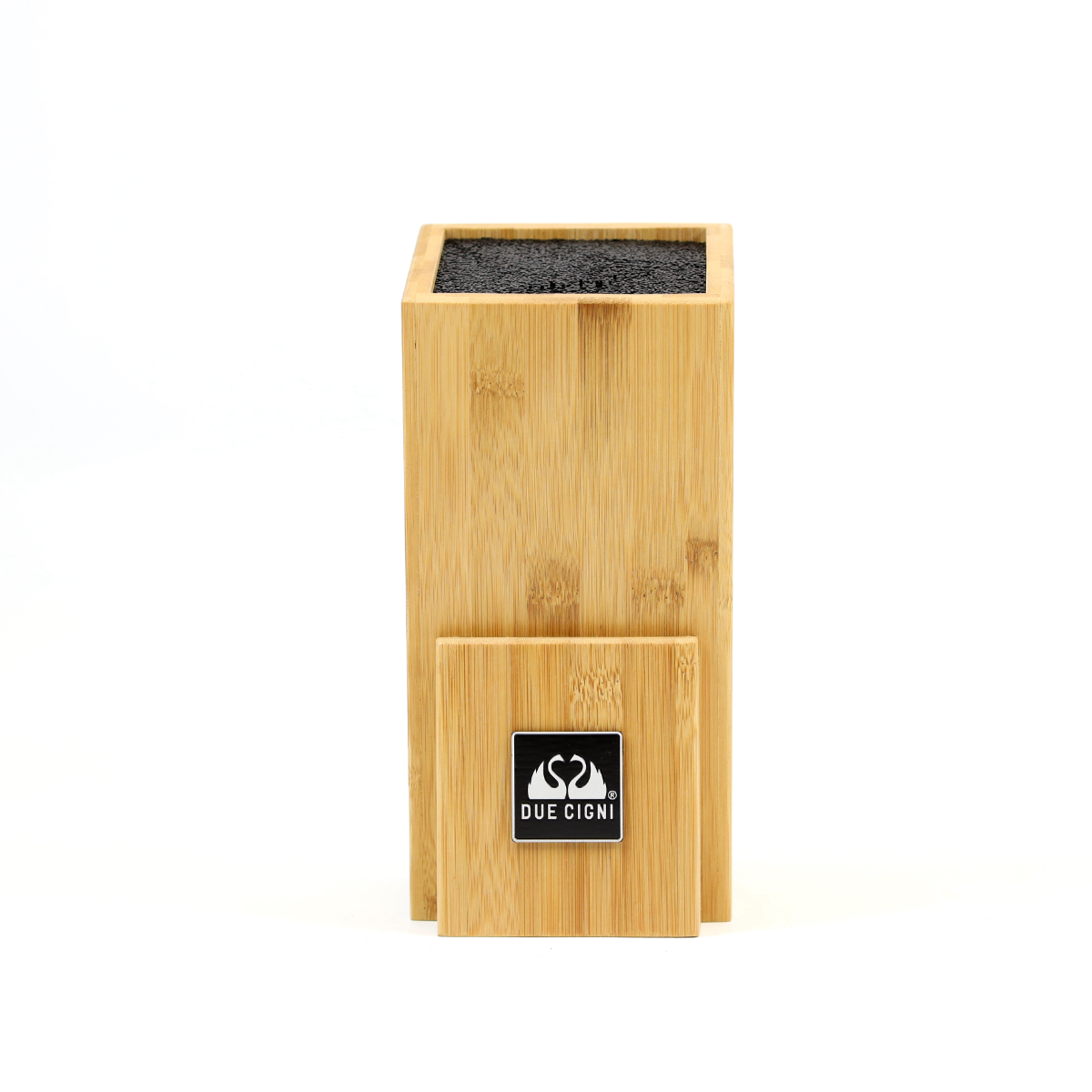 Bamboo Knife Block front