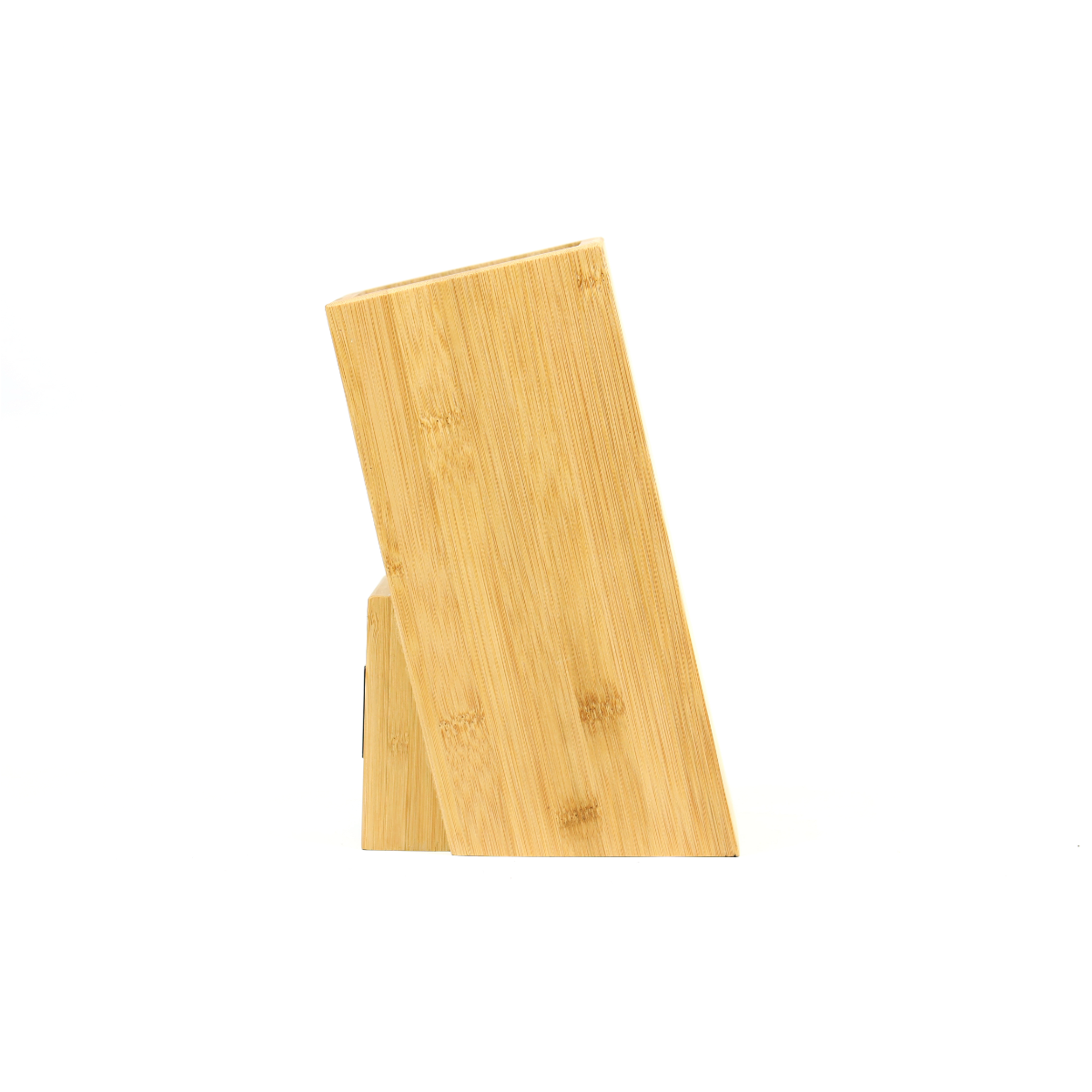 Bamboo Knife Block side