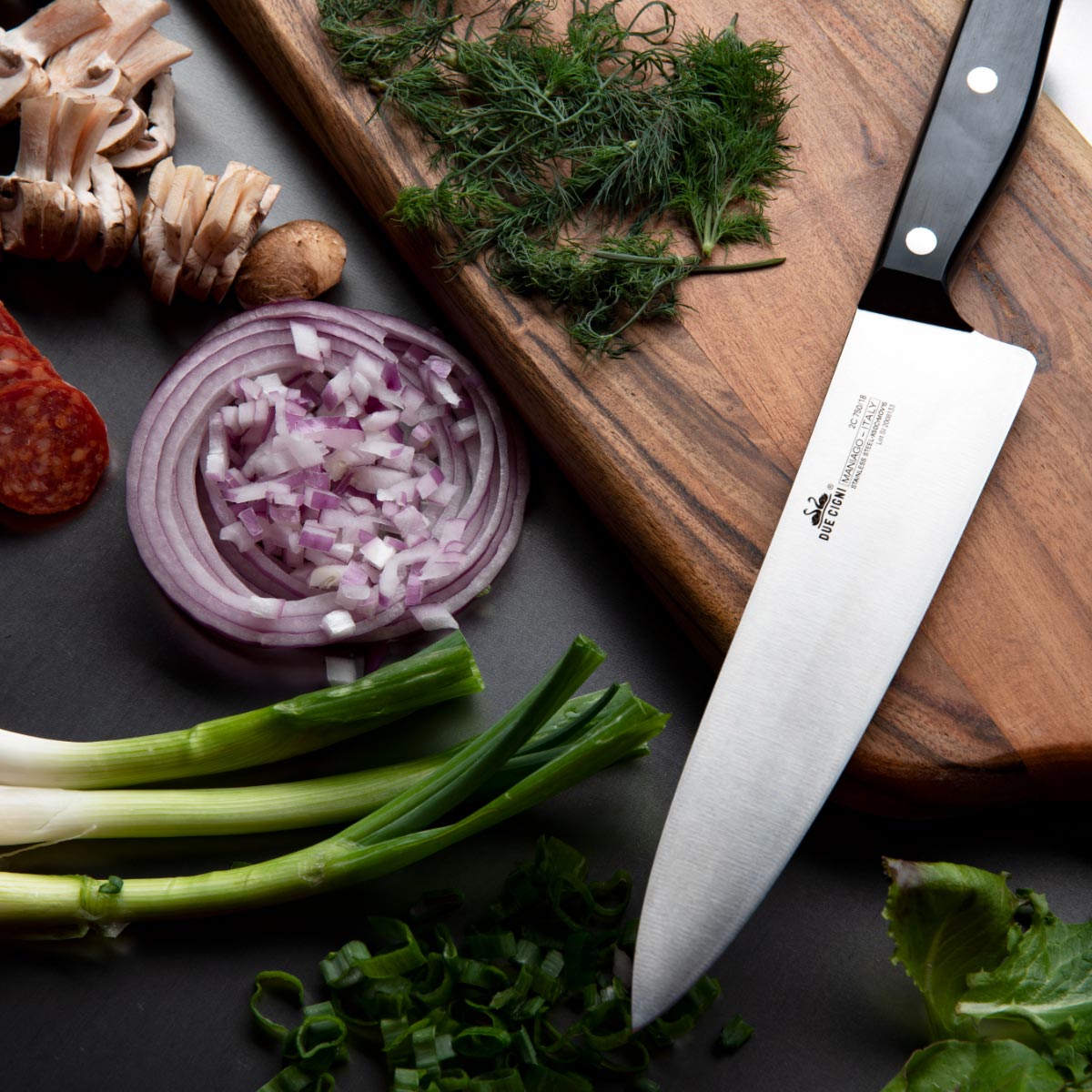 5" Chef Knife with cutting board