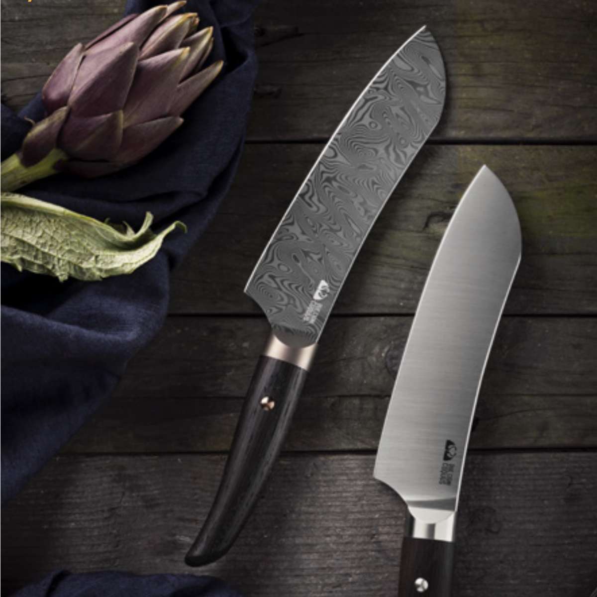 Damascus Santoku Knife