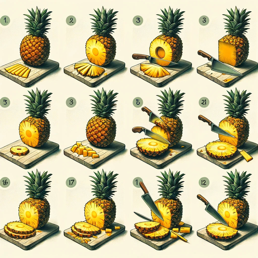 How To Cut a Pineapple With a Knife
